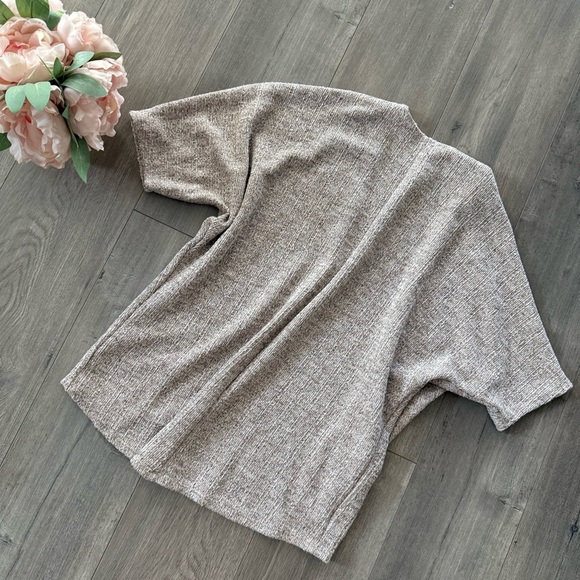 Charlotte Russe Oatmeal Textured Cardigan Sweater - Picture 5 of 6